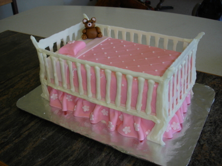Baby Crib Cake The Cake Process By Brandi Chavez
